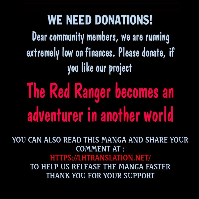 The Red Ranger Becomes an Adventurer in Another World Chapter 1.2 page 27 - 