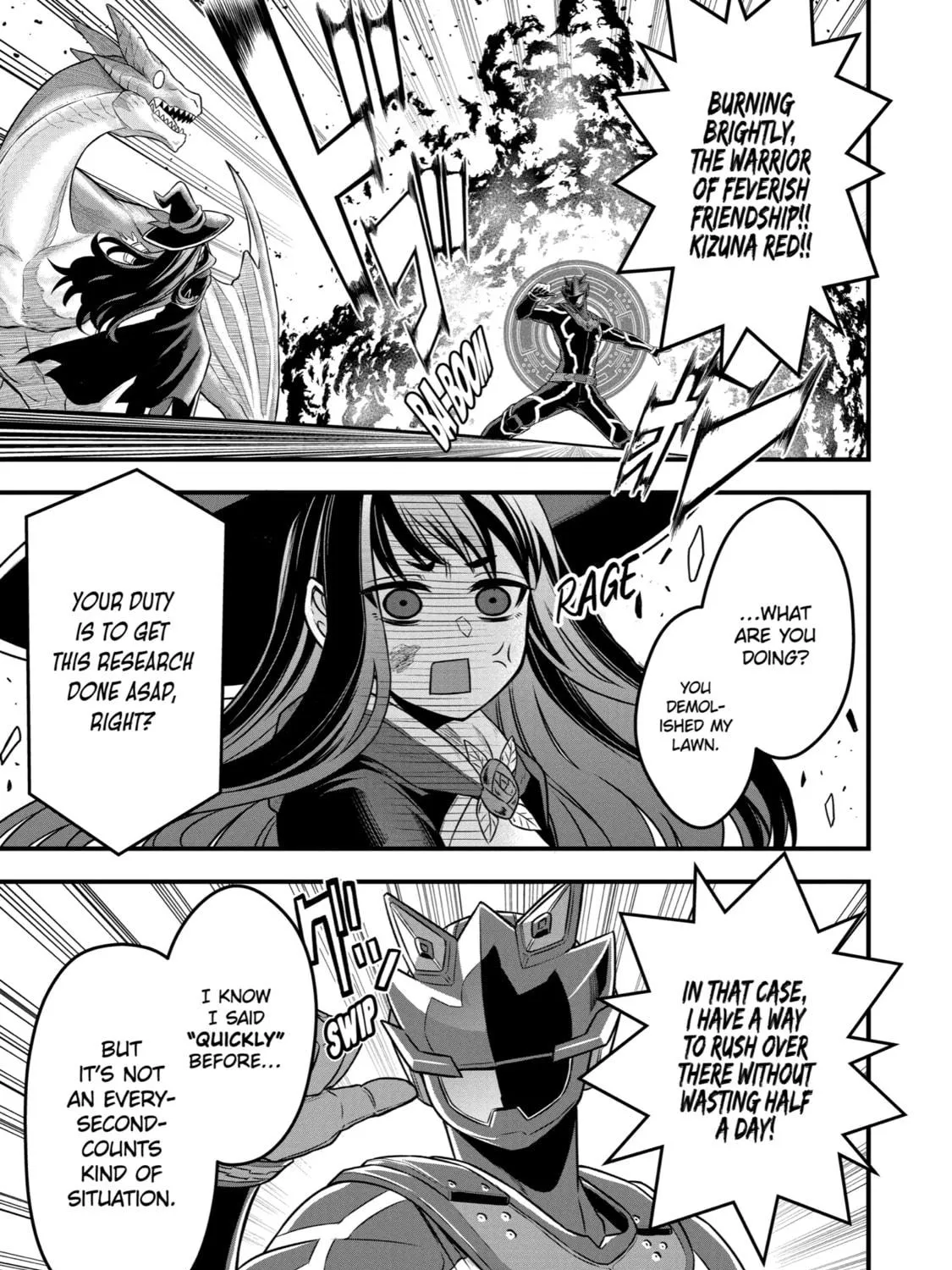 The Red Ranger Becomes an Adventurer in Another World Chapter 1 page 49 - 