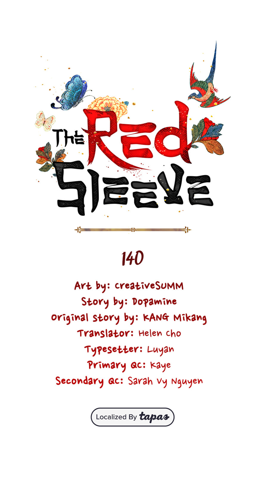 The Red Sleeve Chapter 140 page 1 - 