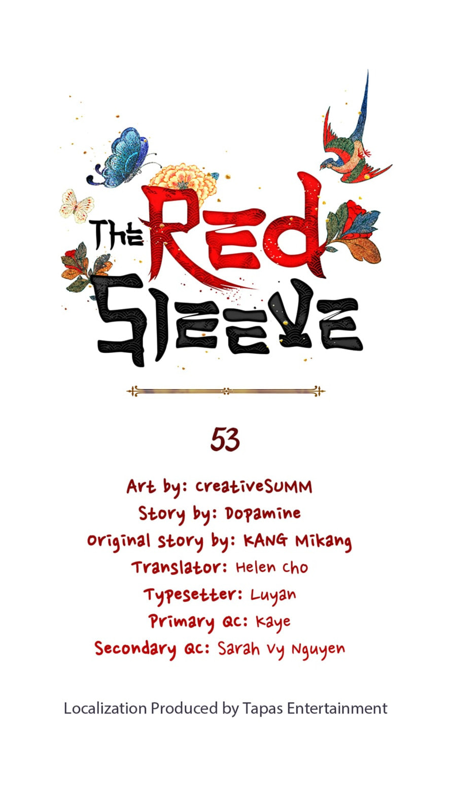 The Red Sleeve Chapter 53 page 1 - 