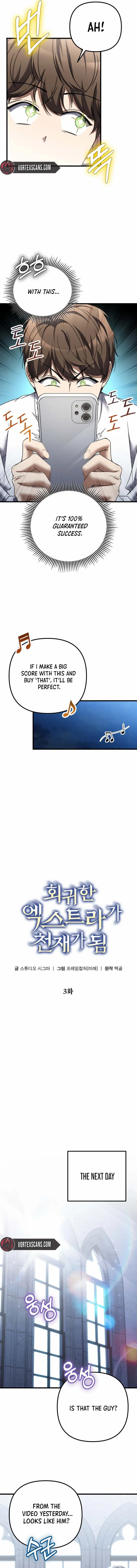 The Regressed Extra Becomes a Genius Chapter 3 page 11 - 