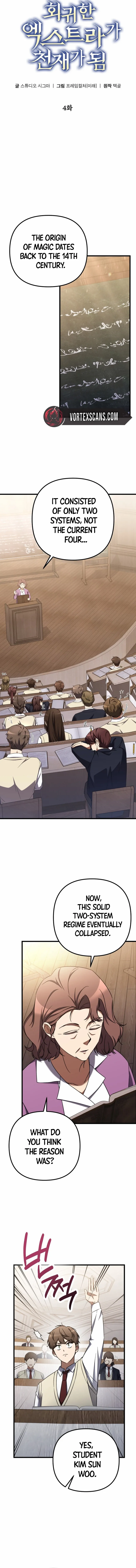 The Regressed Extra Becomes a Genius Chapter 4 page 7 - 