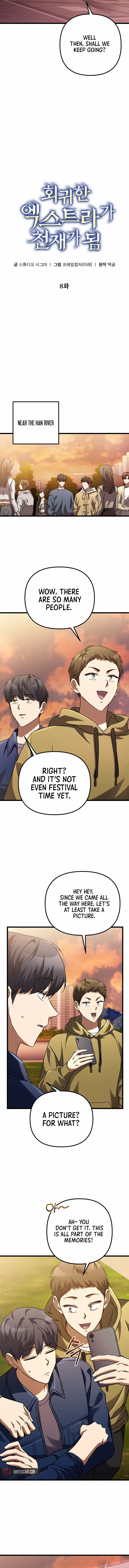 The Regressed Extra Becomes a Genius Chapter 8 page 9 - 