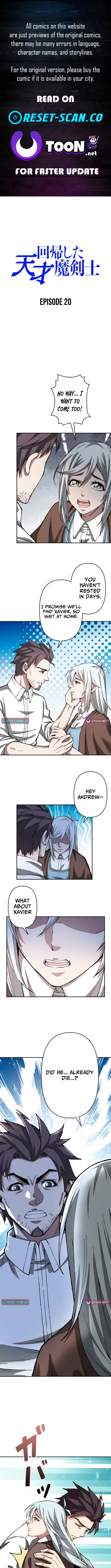 The Regressed Genius Magic Swordsman Chapter 20 page 1 - 