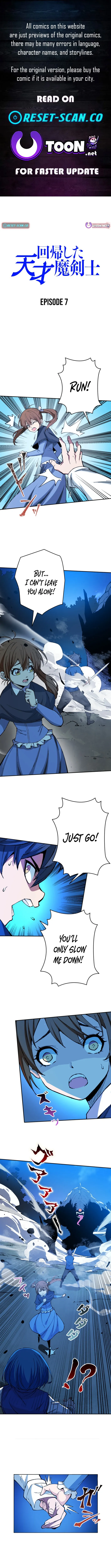 The Regressed Genius Magic Swordsman Chapter 7 page 1 - 