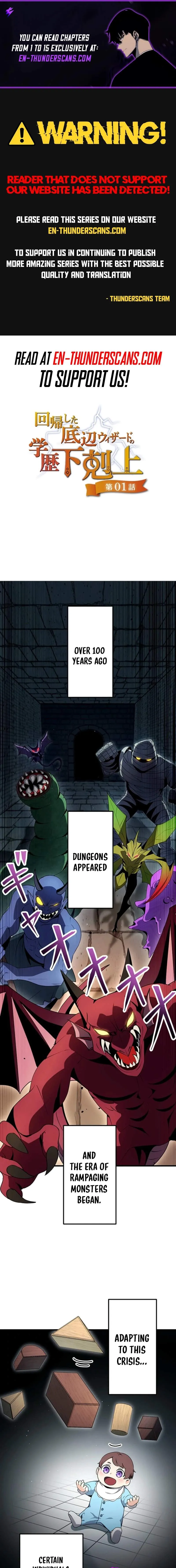 The Regressed Lowest-Ranked Wizard Overturns the Academy Hierarchy Chapter 1 page 1 - 