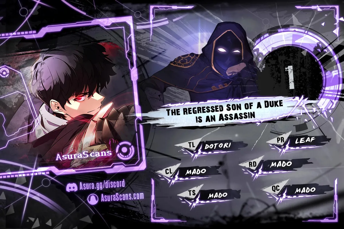 The Regressed Youngest Son of the Duke Is an Assassin Chapter 1 page 1 - 