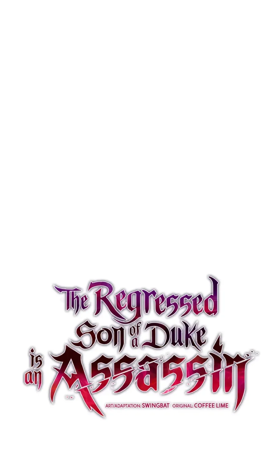 The Regressed Youngest Son of the Duke Is an Assassin Chapter 3.3 page 1 - 