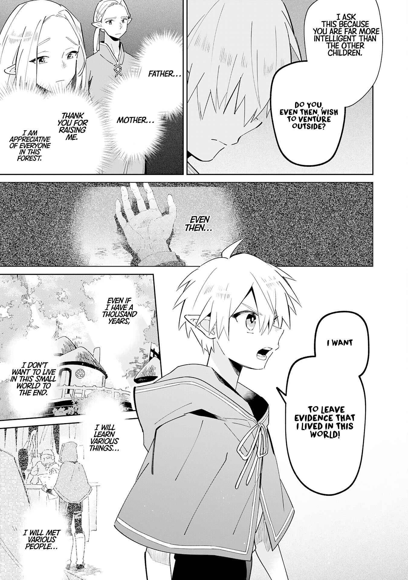 The Reincarnated Elf Left on a Journey to Master His Magic and With His Extra Lifespan Became a Living Legend Chapter 1 page 13 - 