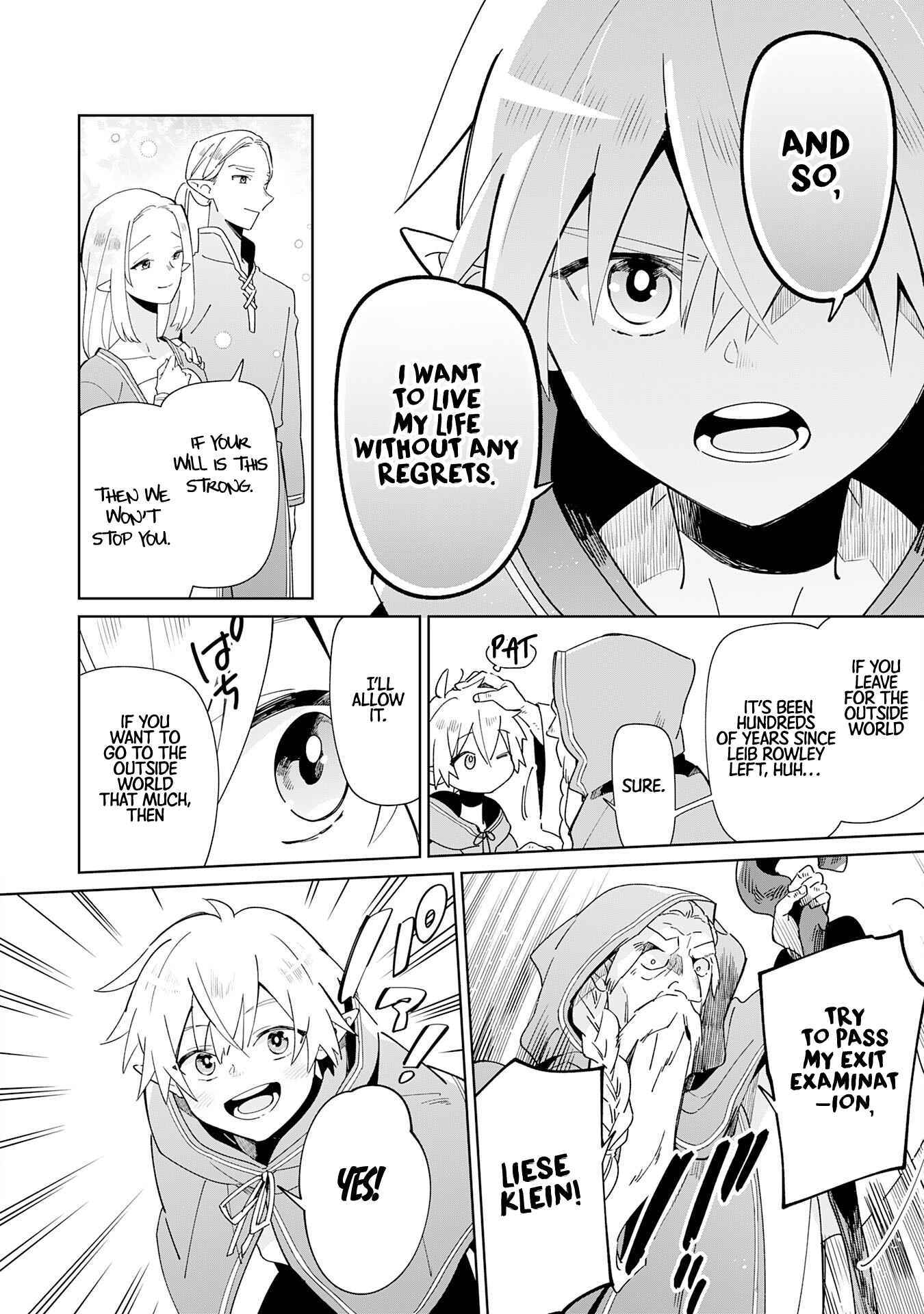 The Reincarnated Elf Left on a Journey to Master His Magic and With His Extra Lifespan Became a Living Legend Chapter 1 page 14 - 