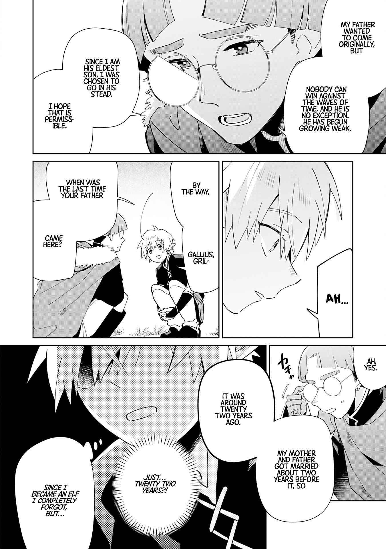 The Reincarnated Elf Left on a Journey to Master His Magic and With His Extra Lifespan Became a Living Legend Chapter 1 page 28 - 