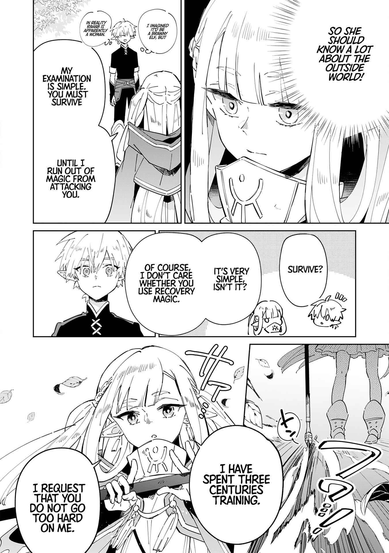 The Reincarnated Elf Left on a Journey to Master His Magic and With His Extra Lifespan Became a Living Legend Chapter 3 page 8 - 