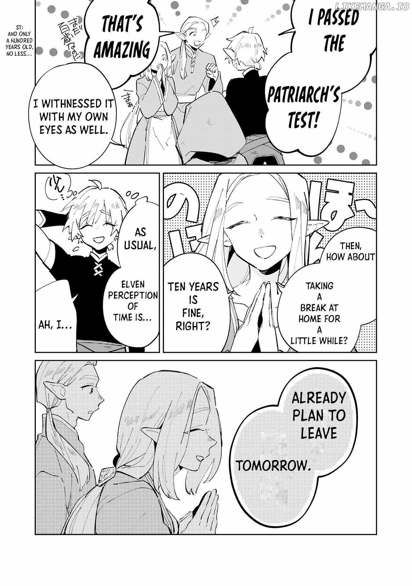 The Reincarnated Elf Left on a Journey to Master His Magic and With His Extra Lifespan Became a Living Legend Chapter 4 page 3 - 