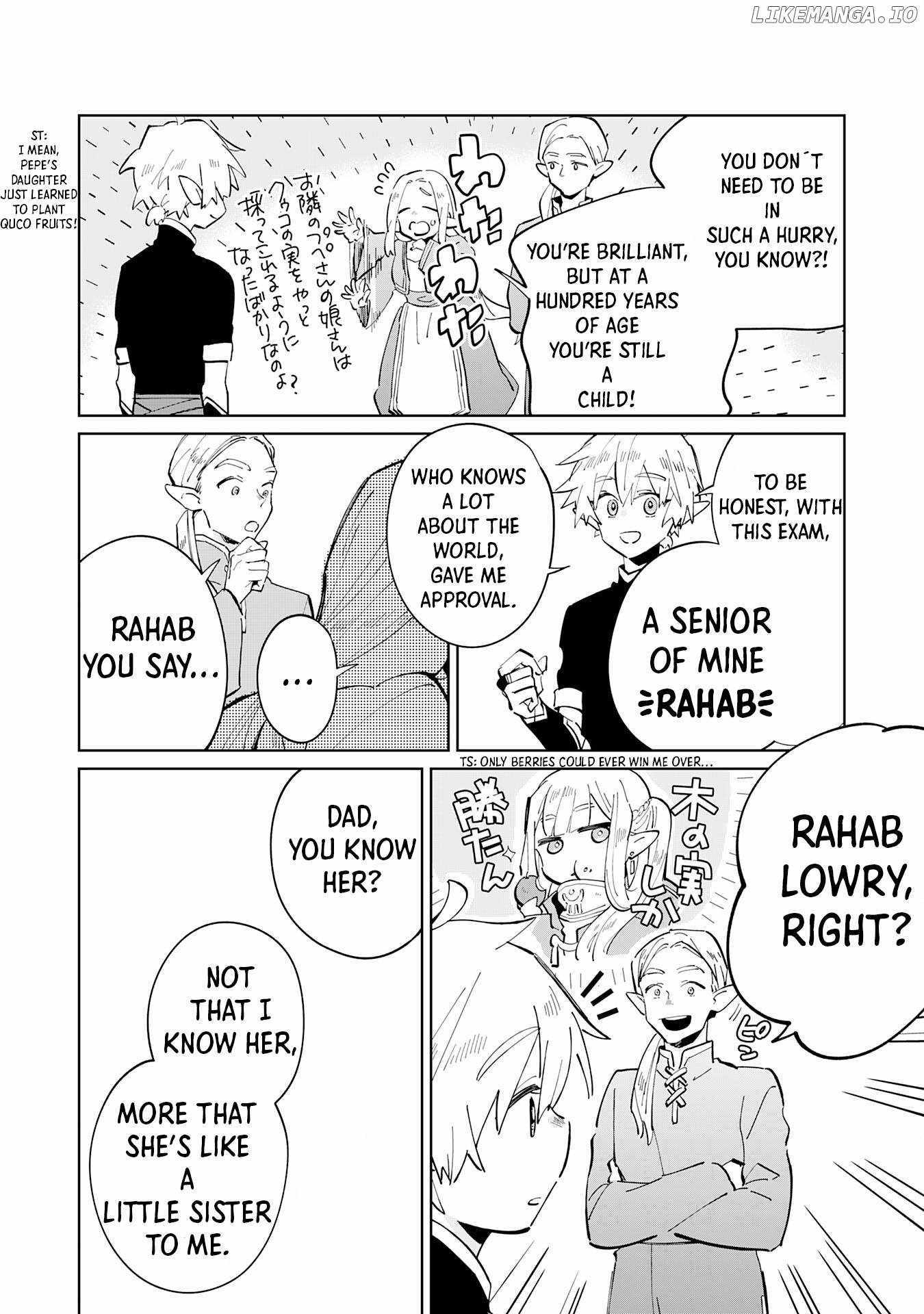 The Reincarnated Elf Left on a Journey to Master His Magic and With His Extra Lifespan Became a Living Legend Chapter 4 page 4 - 