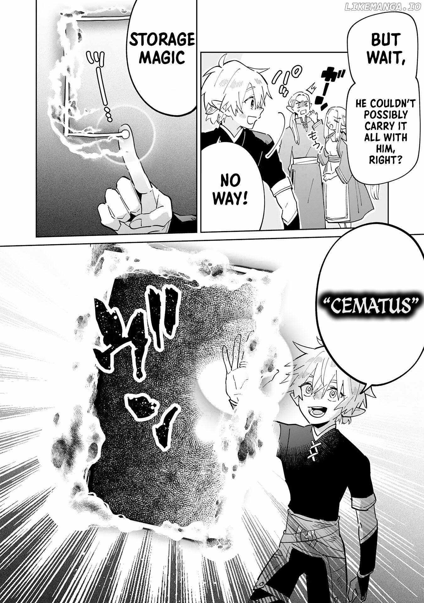 The Reincarnated Elf Left on a Journey to Master His Magic and With His Extra Lifespan Became a Living Legend Chapter 4 page 10 - 