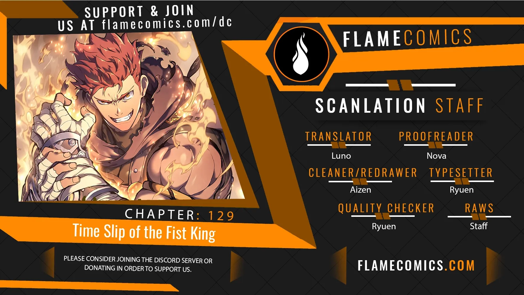 The Reincarnated King of Fists Chapter 129 page 1 - 