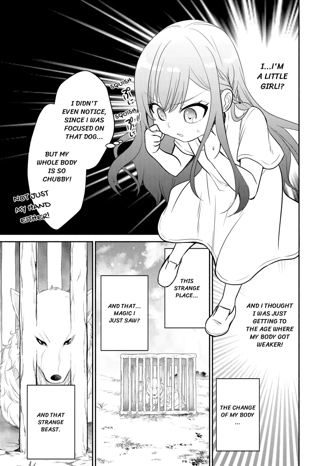 The Reincarnated Little Girl Lives With Divine Beast, Prince, and Mercenaries of Tough Guys Chapter 1 page 14 - 