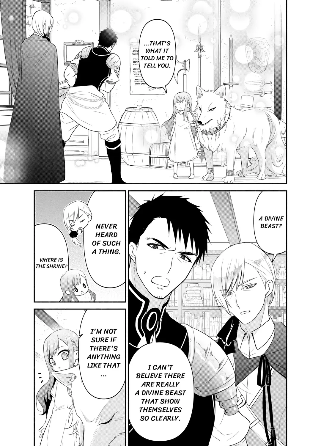 The Reincarnated Little Girl Lives With Divine Beast, Prince, and Mercenaries of Tough Guys Chapter 1 page 38 - 