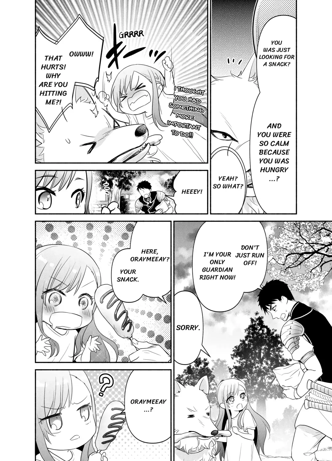 The Reincarnated Little Girl Lives With Divine Beast, Prince, and Mercenaries of Tough Guys Chapter 1 page 52 - 