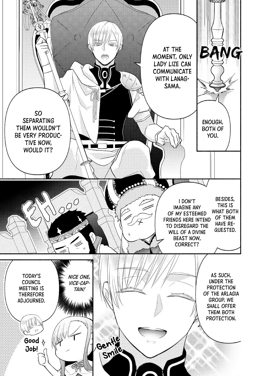 The Reincarnated Little Girl Lives With Divine Beast, Prince, and Mercenaries of Tough Guys Chapter 10.1 page 9 - 