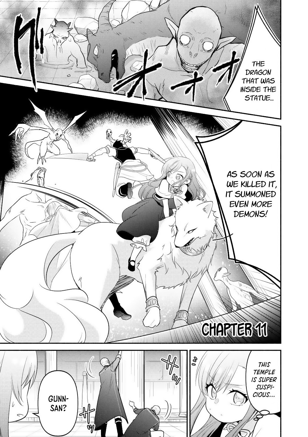 The Reincarnated Little Girl Lives With Divine Beast, Prince, and Mercenaries of Tough Guys Chapter 11 page 1 - 