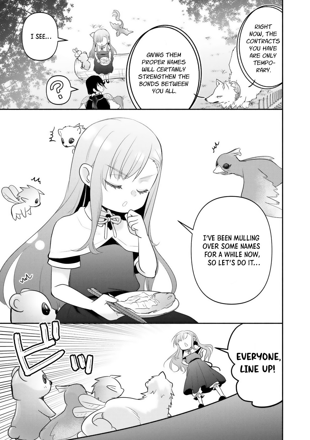 The Reincarnated Little Girl Lives With Divine Beast, Prince, and Mercenaries of Tough Guys Chapter 14 page 15 - 