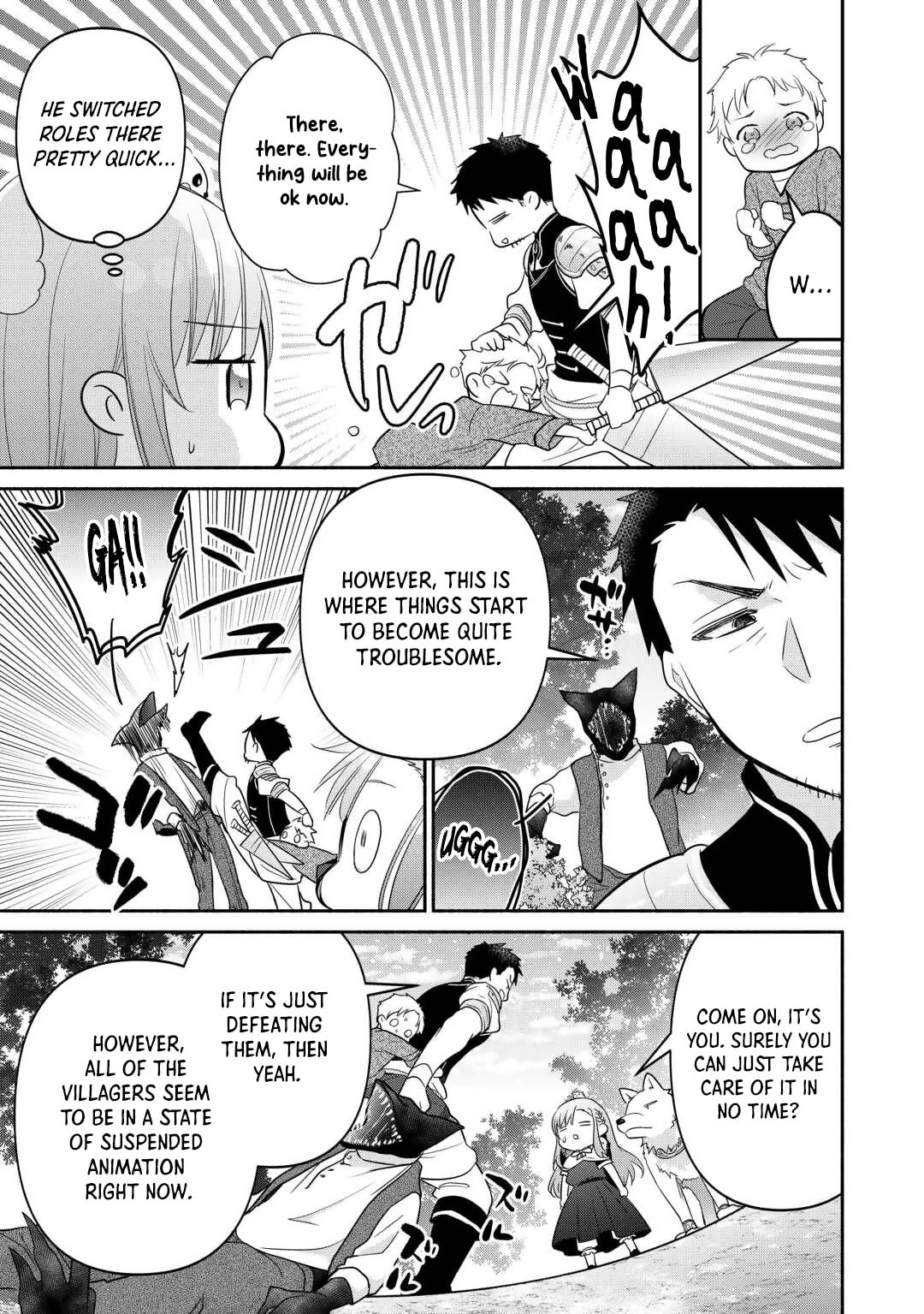 The Reincarnated Little Girl Lives With Divine Beast, Prince, and Mercenaries of Tough Guys Chapter 15 page 3 - 