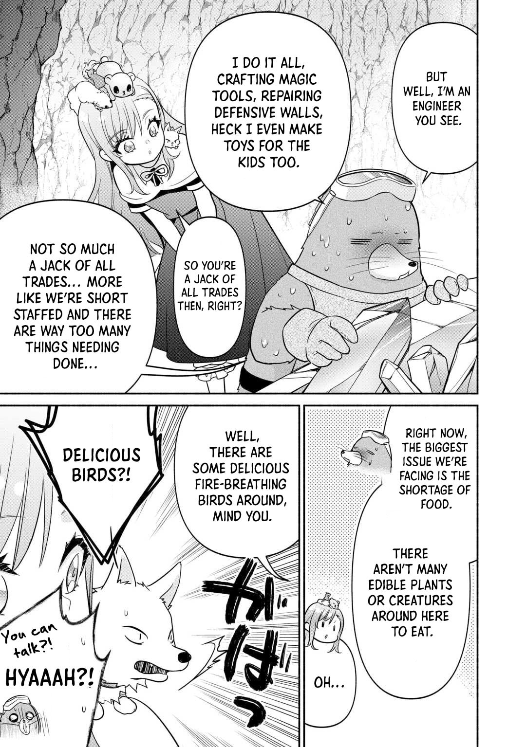 The Reincarnated Little Girl Lives With Divine Beast, Prince, and Mercenaries of Tough Guys Chapter 17 page 21 - 