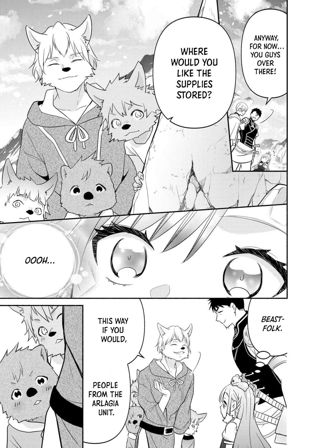 The Reincarnated Little Girl Lives With Divine Beast, Prince, and Mercenaries of Tough Guys Chapter 17 page 9 - 