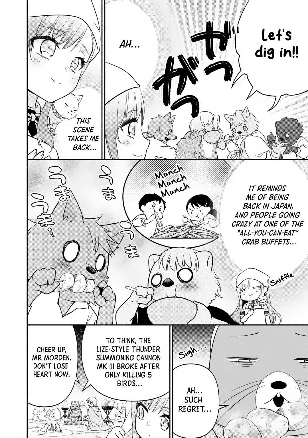 The Reincarnated Little Girl Lives With Divine Beast, Prince, and Mercenaries of Tough Guys Chapter 19 page 2 - 