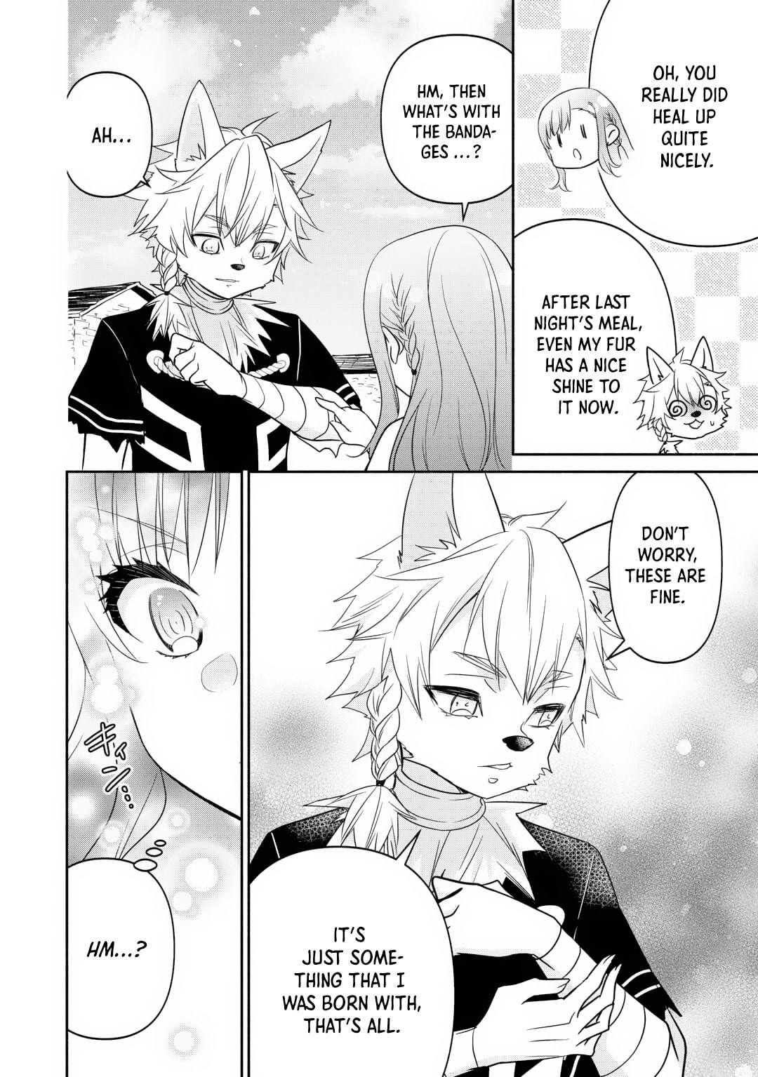 The Reincarnated Little Girl Lives With Divine Beast, Prince, and Mercenaries of Tough Guys Chapter 19 page 12 - 