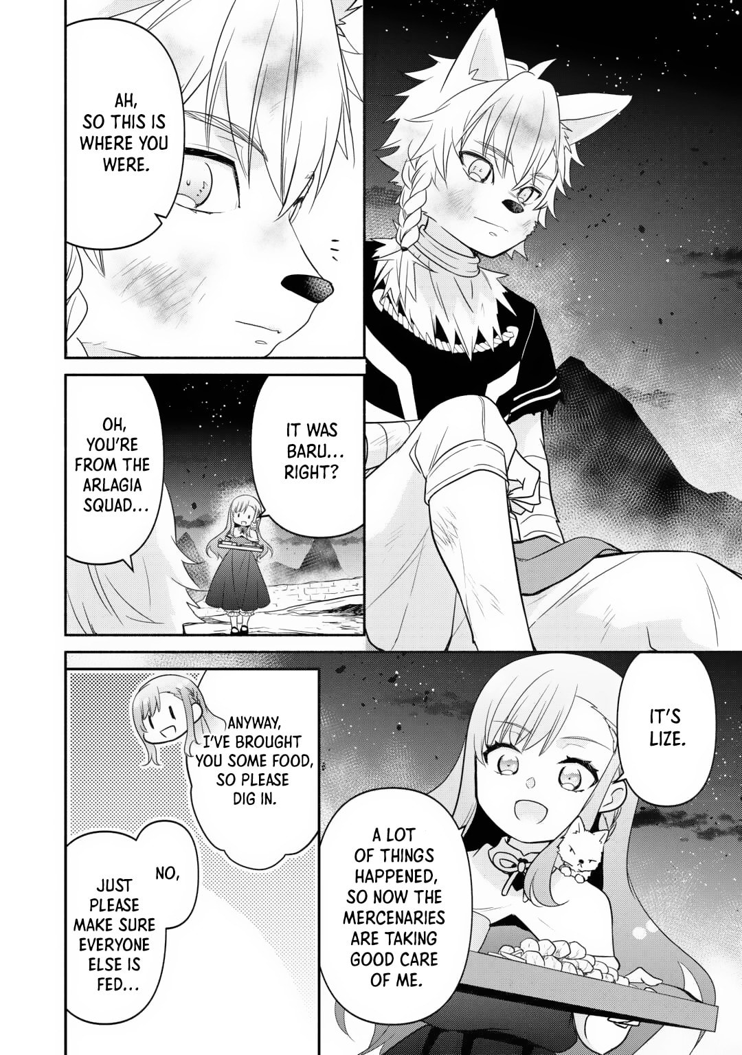 The Reincarnated Little Girl Lives With Divine Beast, Prince, and Mercenaries of Tough Guys Chapter 19 page 4 - 