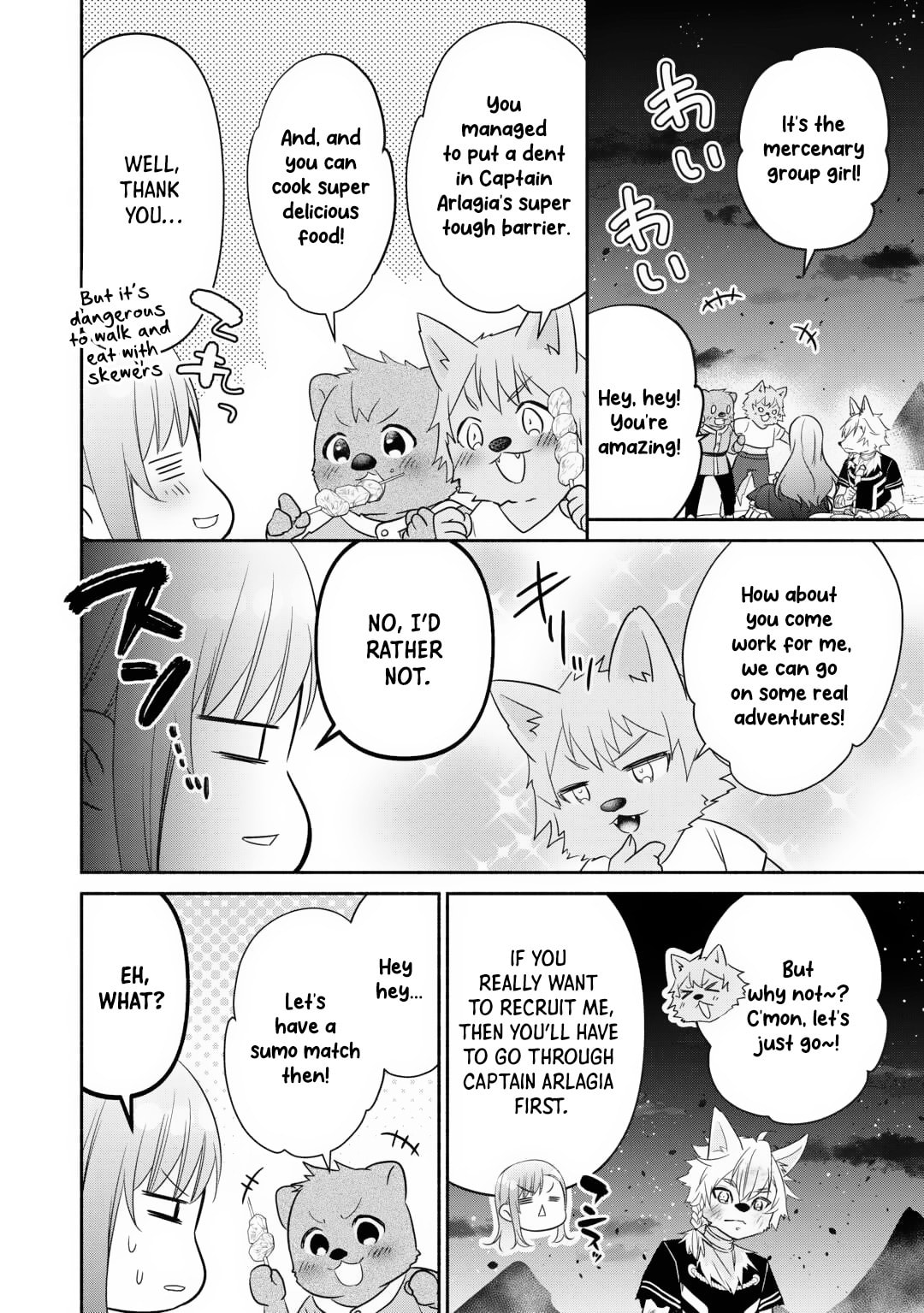 The Reincarnated Little Girl Lives With Divine Beast, Prince, and Mercenaries of Tough Guys Chapter 19 page 8 - 