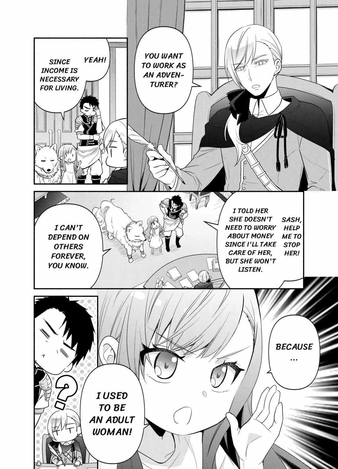 The Reincarnated Little Girl Lives With Divine Beast, Prince, and Mercenaries of Tough Guys Chapter 2 page 4 - 
