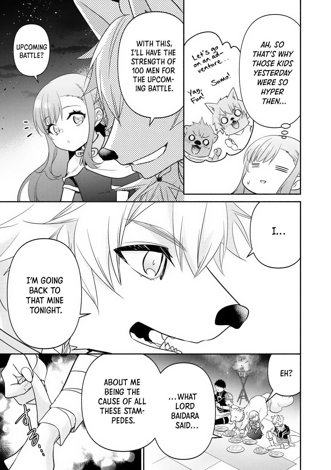 The Reincarnated Little Girl Lives With Divine Beast, Prince, and Mercenaries of Tough Guys Chapter 20 page 22 - 