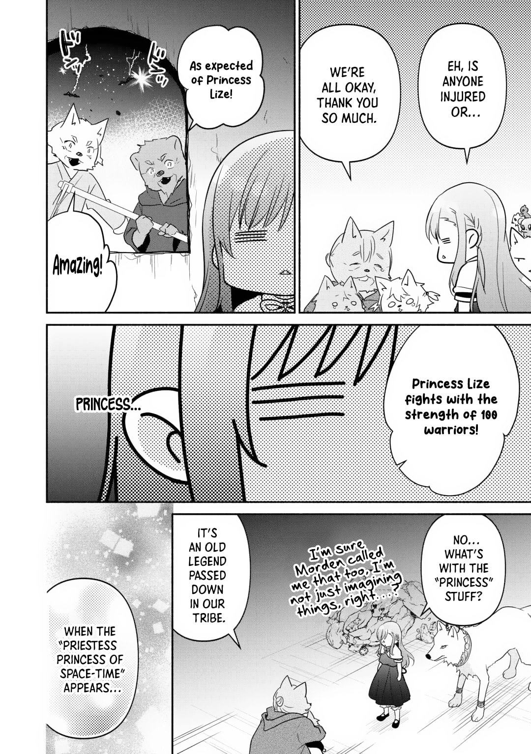 The Reincarnated Little Girl Lives With Divine Beast, Prince, and Mercenaries of Tough Guys Chapter 21 page 13 - 