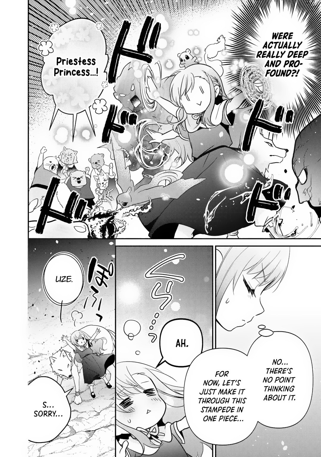 The Reincarnated Little Girl Lives With Divine Beast, Prince, and Mercenaries of Tough Guys Chapter 21 page 15 - 