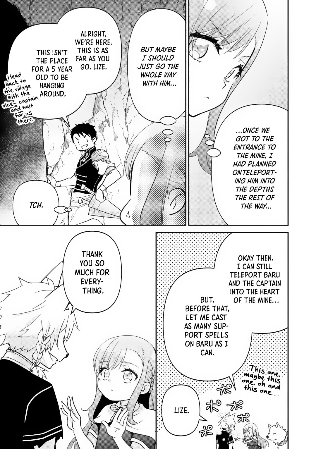 The Reincarnated Little Girl Lives With Divine Beast, Prince, and Mercenaries of Tough Guys Chapter 21 page 6 - 