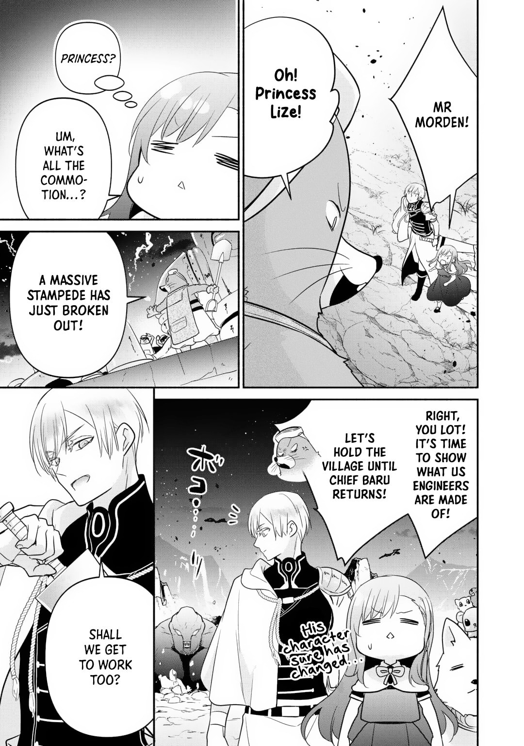 The Reincarnated Little Girl Lives With Divine Beast, Prince, and Mercenaries of Tough Guys Chapter 21 page 10 - 