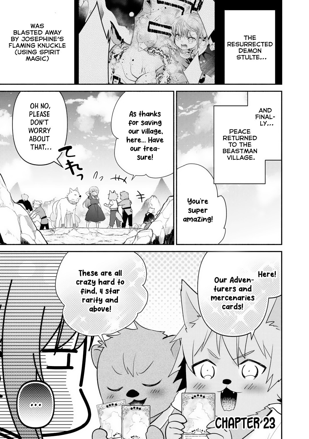 The Reincarnated Little Girl Lives With Divine Beast, Prince, and Mercenaries of Tough Guys Chapter 23 page 2 - 