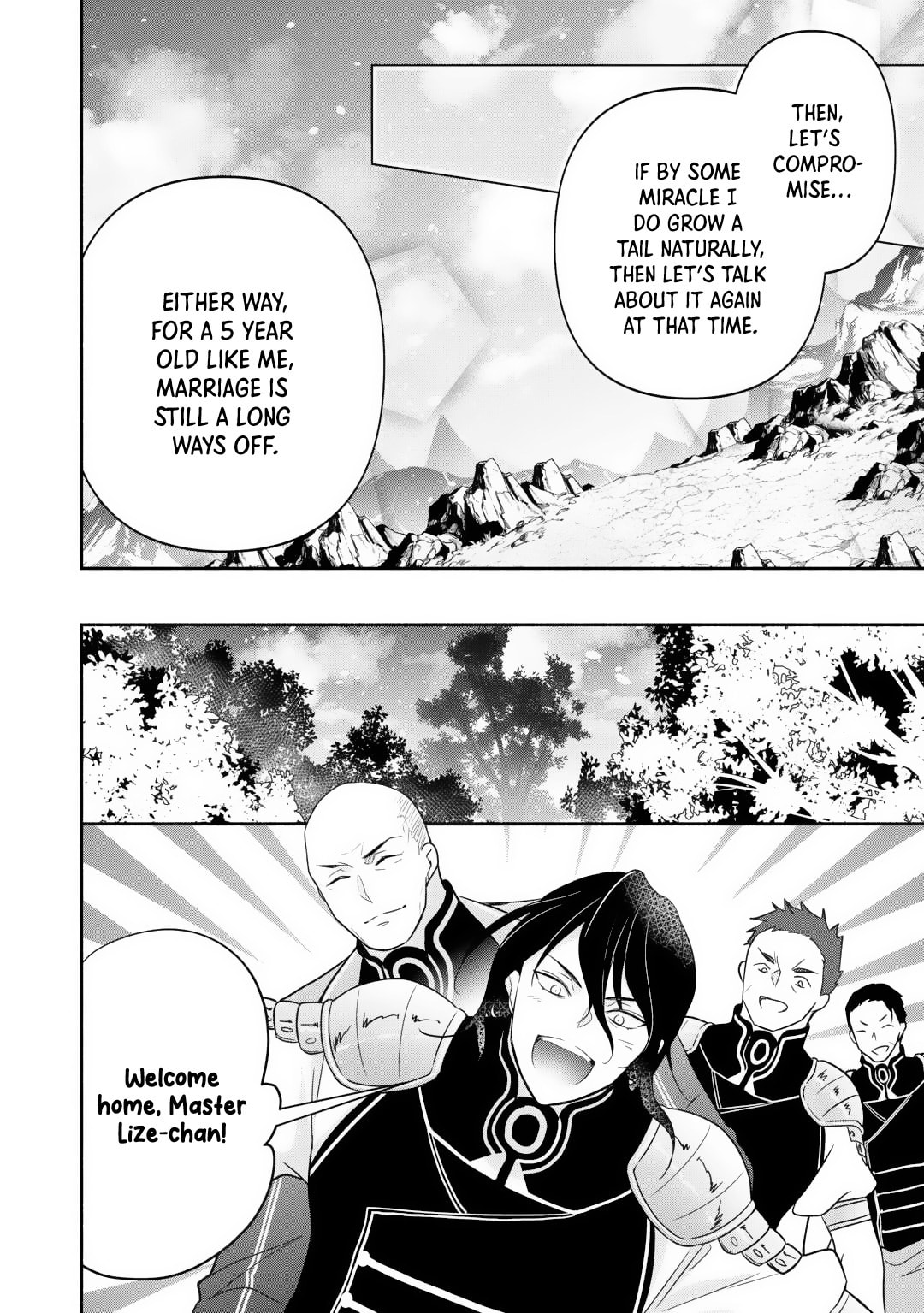 The Reincarnated Little Girl Lives With Divine Beast, Prince, and Mercenaries of Tough Guys Chapter 23 page 11 - 