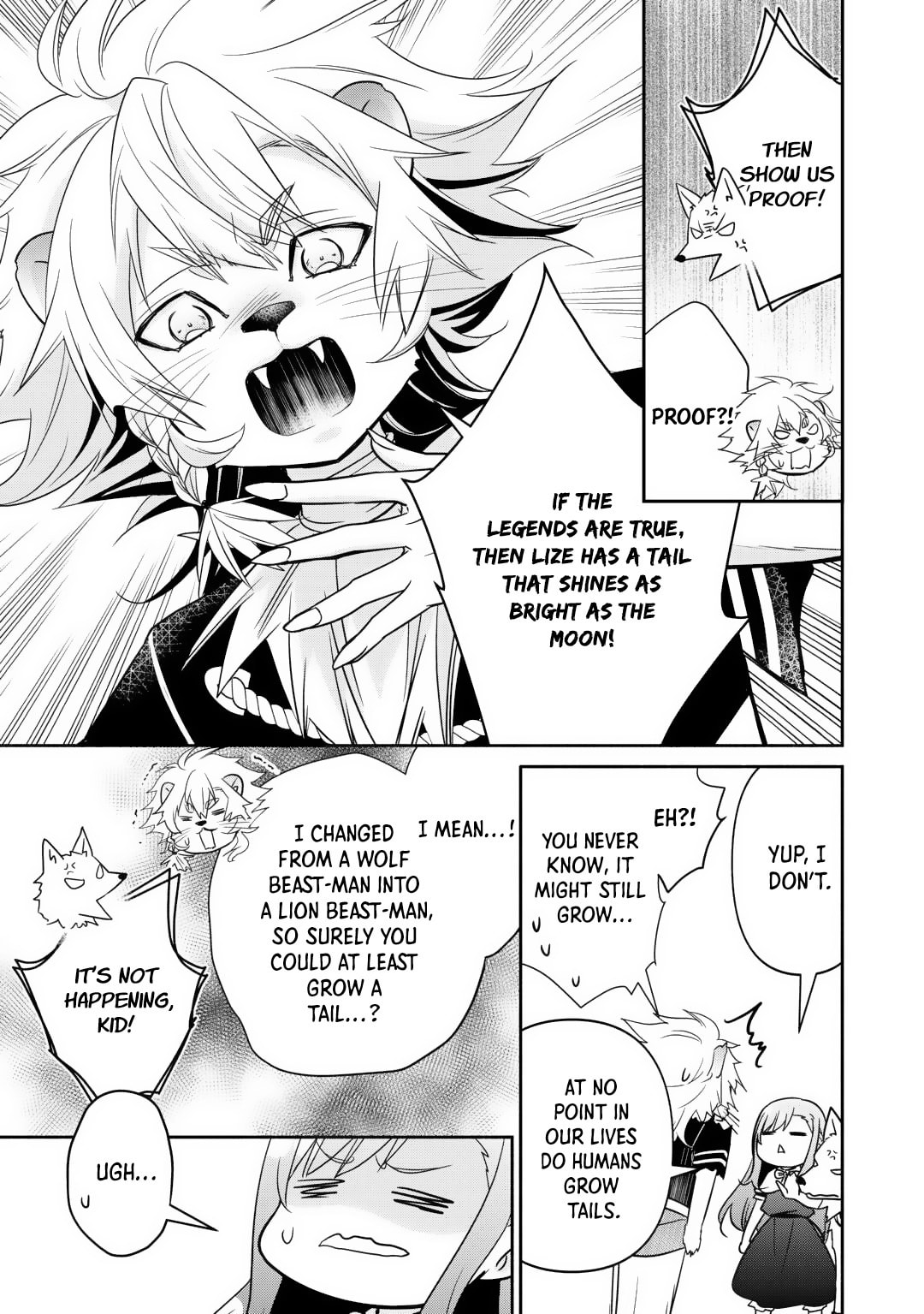 The Reincarnated Little Girl Lives With Divine Beast, Prince, and Mercenaries of Tough Guys Chapter 23 page 10 - 