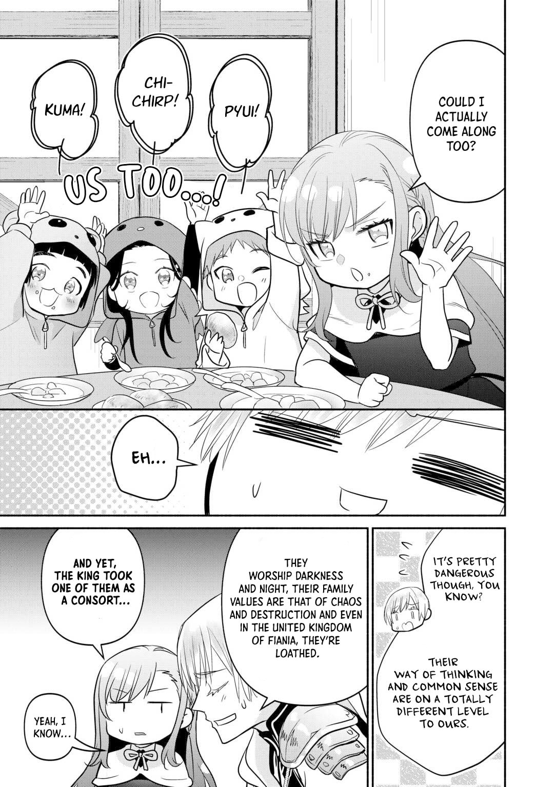 The Reincarnated Little Girl Lives With Divine Beast, Prince, and Mercenaries of Tough Guys Chapter 25 page 9 - 