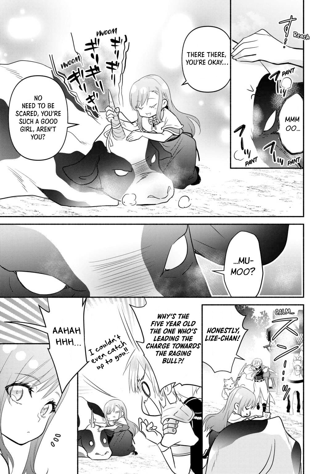 The Reincarnated Little Girl Lives With Divine Beast, Prince, and Mercenaries of Tough Guys Chapter 26 page 3 - 
