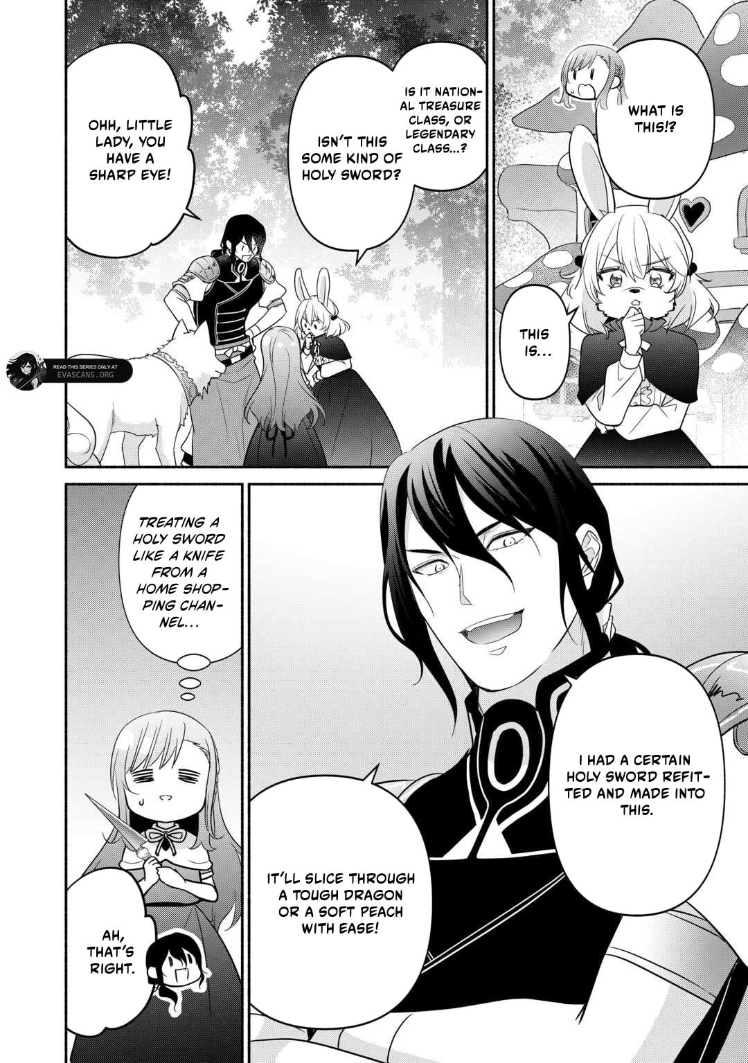 The Reincarnated Little Girl Lives With Divine Beast, Prince, and Mercenaries of Tough Guys Chapter 34 page 12 - 