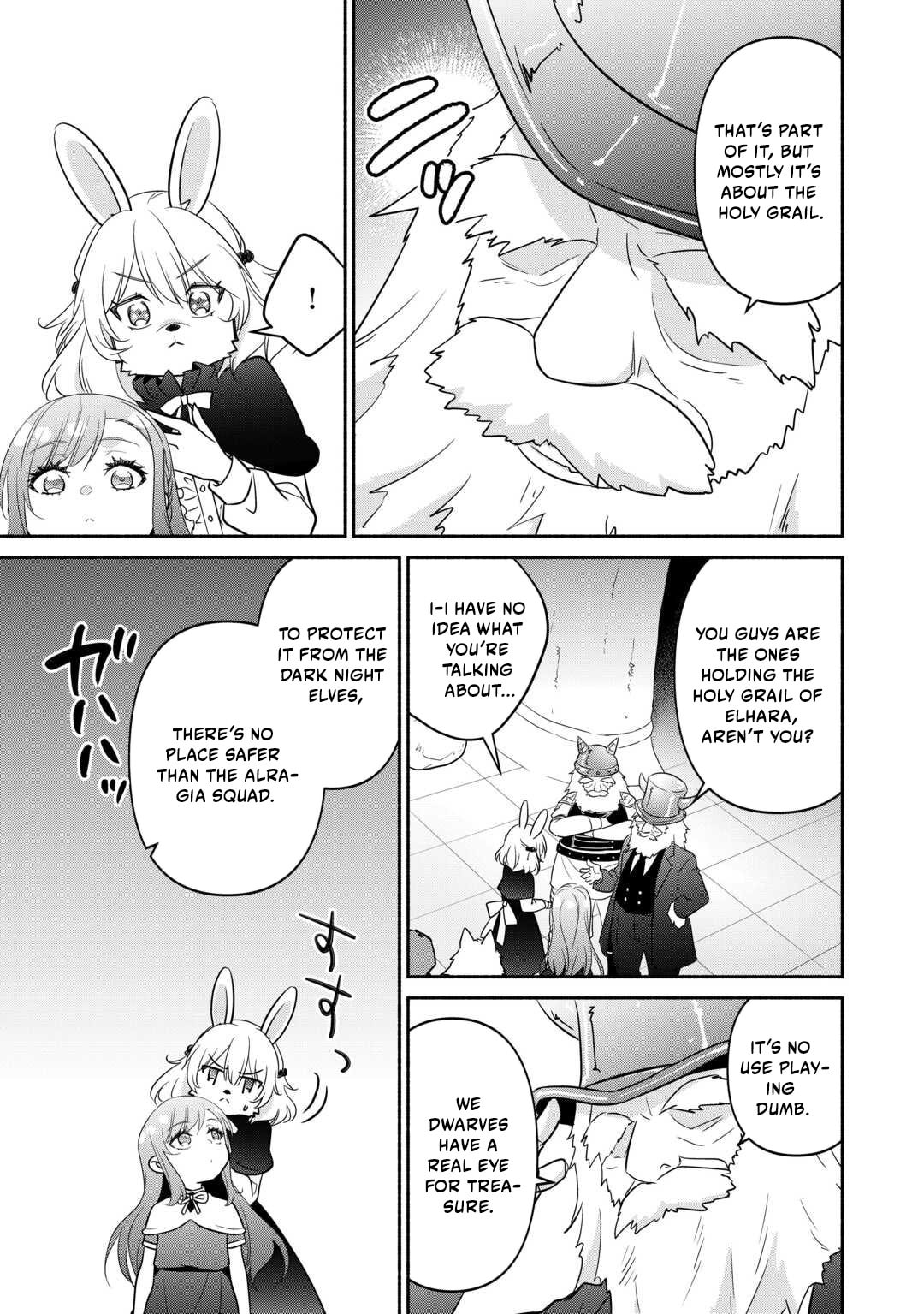 The Reincarnated Little Girl Lives With Divine Beast, Prince, and Mercenaries of Tough Guys Chapter 34 page 15 - 