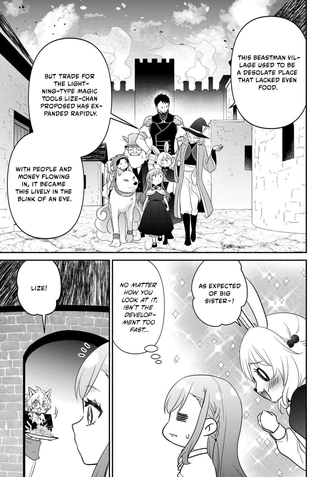 The Reincarnated Little Girl Lives With Divine Beast, Prince, and Mercenaries of Tough Guys Chapter 34 page 21 - 