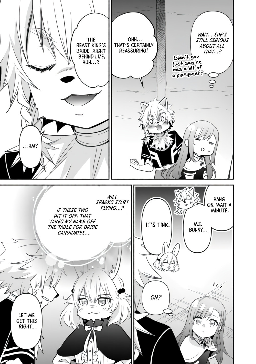 The Reincarnated Little Girl Lives With Divine Beast, Prince, and Mercenaries of Tough Guys Chapter 35 page 11 - 