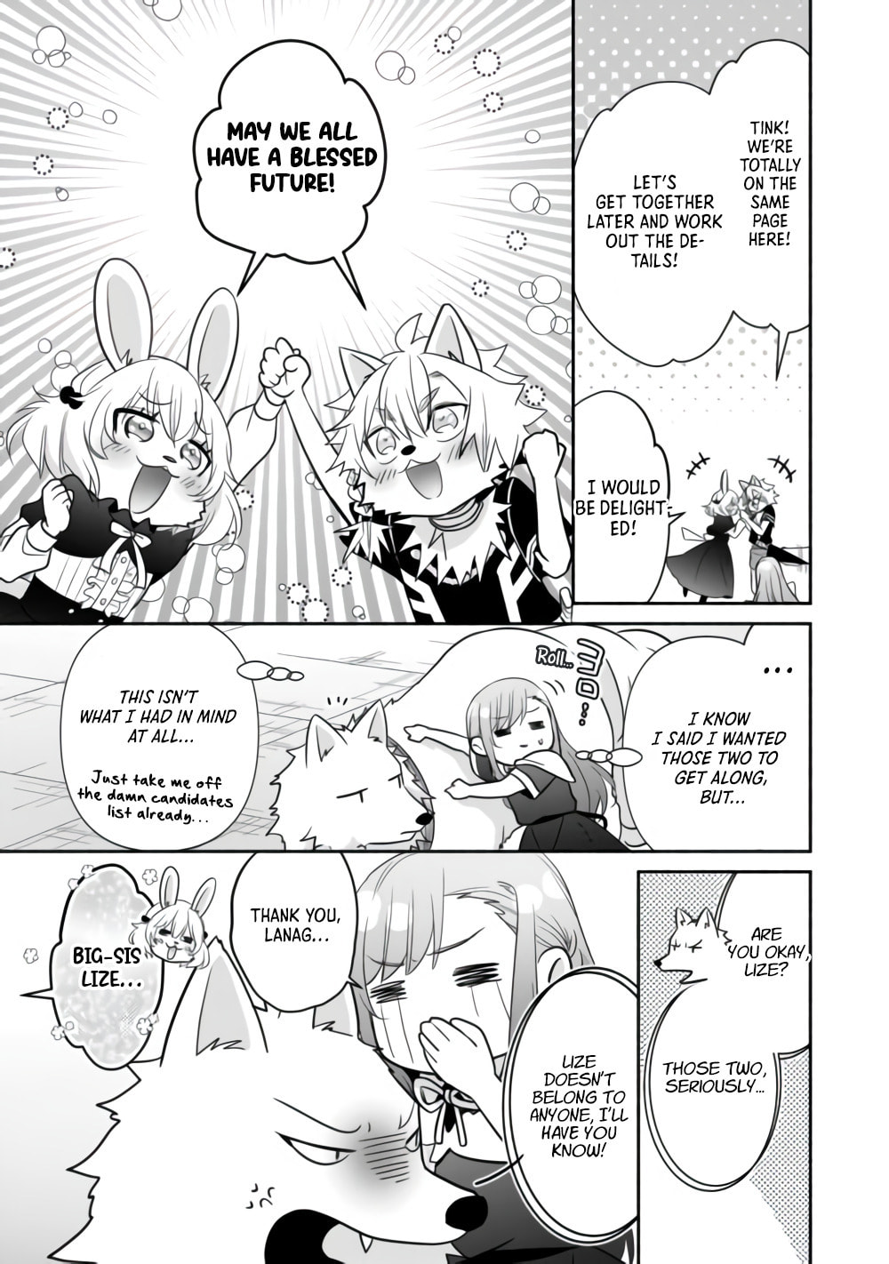 The Reincarnated Little Girl Lives With Divine Beast, Prince, and Mercenaries of Tough Guys Chapter 35 page 13 - 