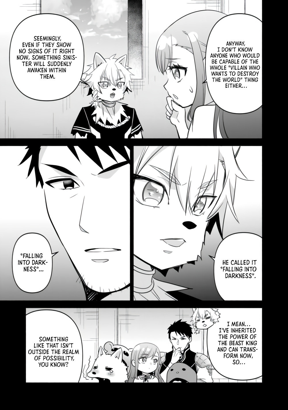 The Reincarnated Little Girl Lives With Divine Beast, Prince, and Mercenaries of Tough Guys Chapter 35 page 3 - 
